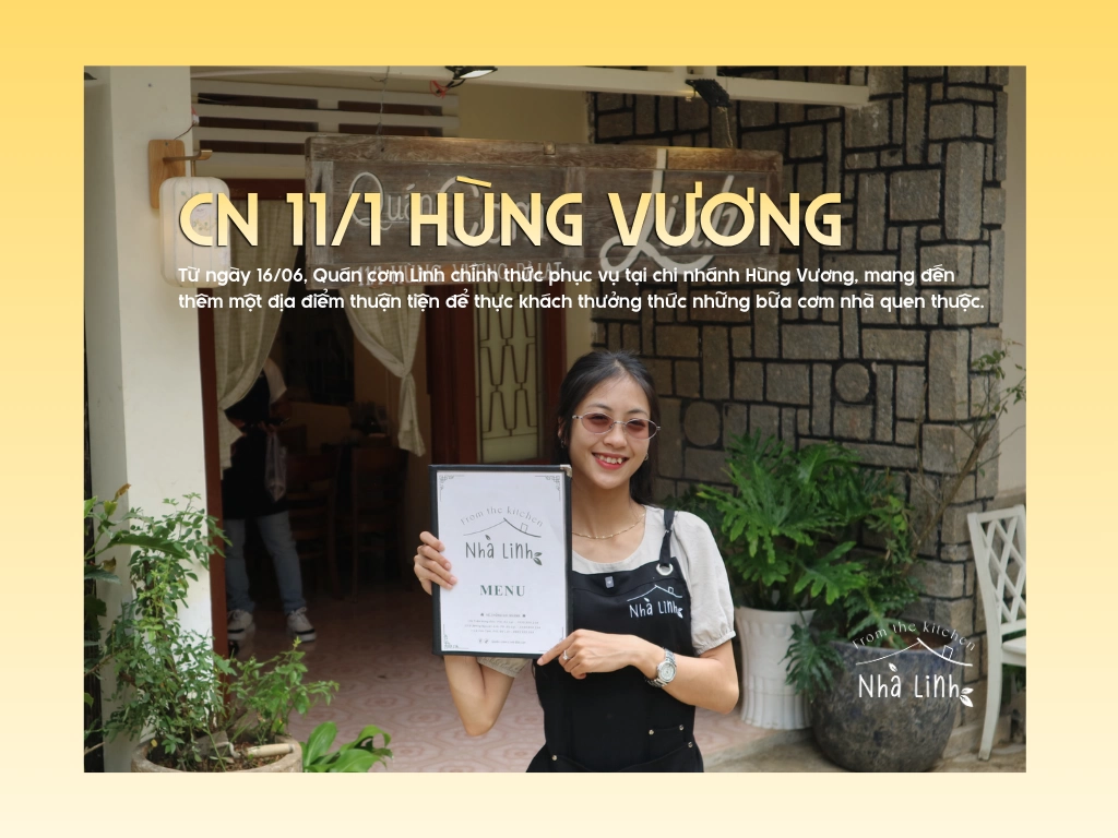Quán Cơm Linh Có Thêm Chi Nhánh Tại Hùng Vương, Đà Lạt
